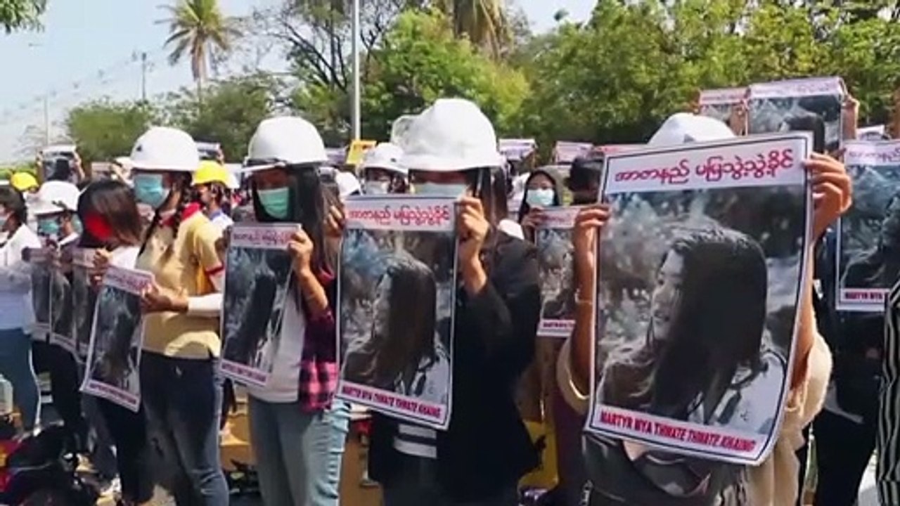 Erste Tote bei Protesten in Myanmar