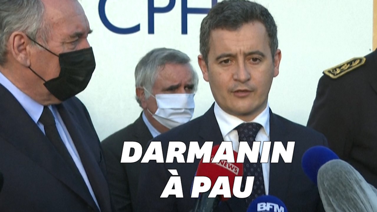 À Pau, Gérald Darmanin dit "sa tristesse" après le meurtre d'un responsable d'un centre pour réfugiés