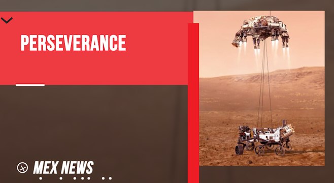 PERSEVERANCE LLEGA A MARTE, A PESAR DEL NIVEL DE DIFICULTAD DEL ATERRIZAJE