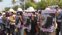 Muere la joven que recibió un disparo en las protestas contra el golpe militar en Myanmar