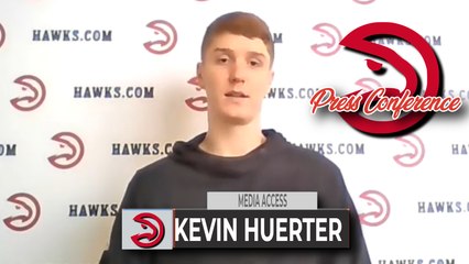 Kevin Huerter Shootaround Interview | Celtics vs. Hawks