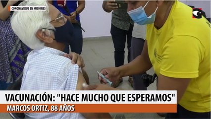 Vacunación: "Hace mucho que esperamos"