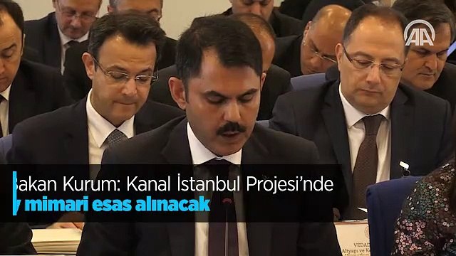 Bakan Kurum: Kanal İstanbul Projesi'nde yatay mimari esas alınacak