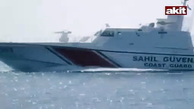Türk Sahil Güvenliği Yunan savaş gemisini böyle kovaladı