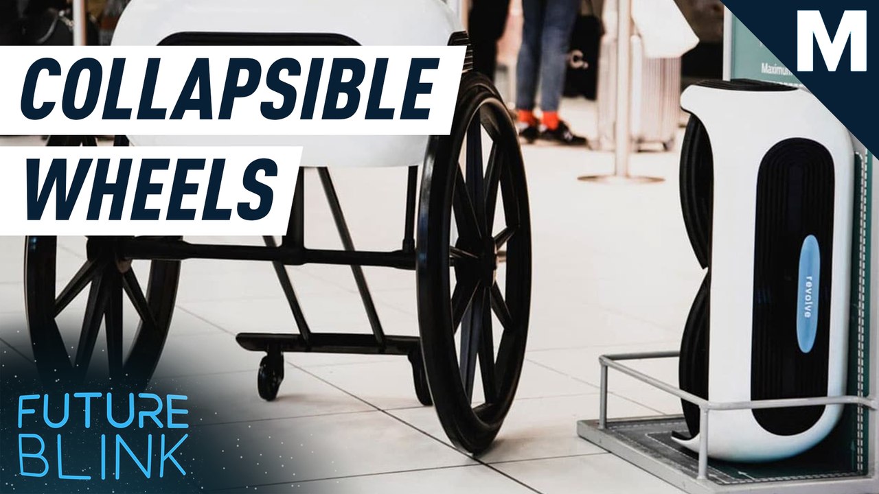 REVOLVE AIR is a super compact wheelchair that folds to the size of carry-on luggage – Future Blink