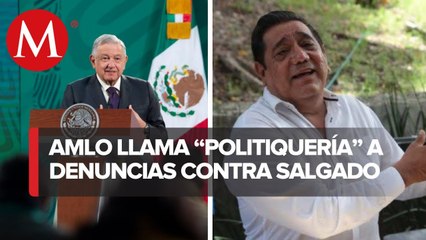 Descargar video: AMLO acusa linchamiento contra Félix Salgado Macedonio