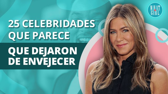 25 celebridades que dejaron de envejecer | 25 celebrities who stopped aging