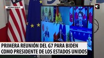 Primera reunión del G7 para Biden como presidente de los Estados Unidos