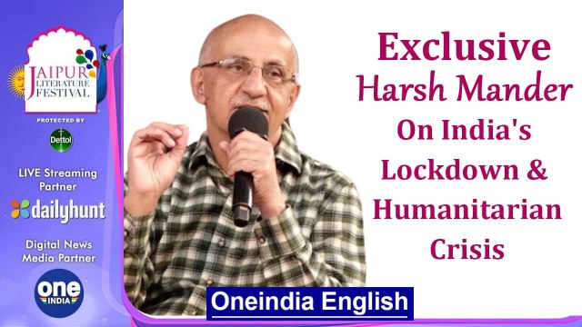Jaipur Literature Festival Exclusive Inside Stories Harsh Mander Video Dailymotion