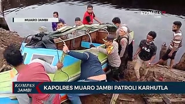 Kapolres Muaro Jambi Patroli Karhutla