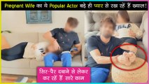 This Popular Actor Takes Care Of His Pregnant Wife, Shares Adorable Video