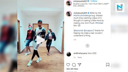 Wow! Vicky Kaushal aces the 'Don't rush challenge'