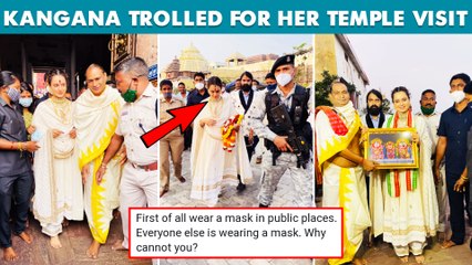 Kangana Ranaut Gets Trolled By Netizens For Her Puri Jagannath Temple Visit