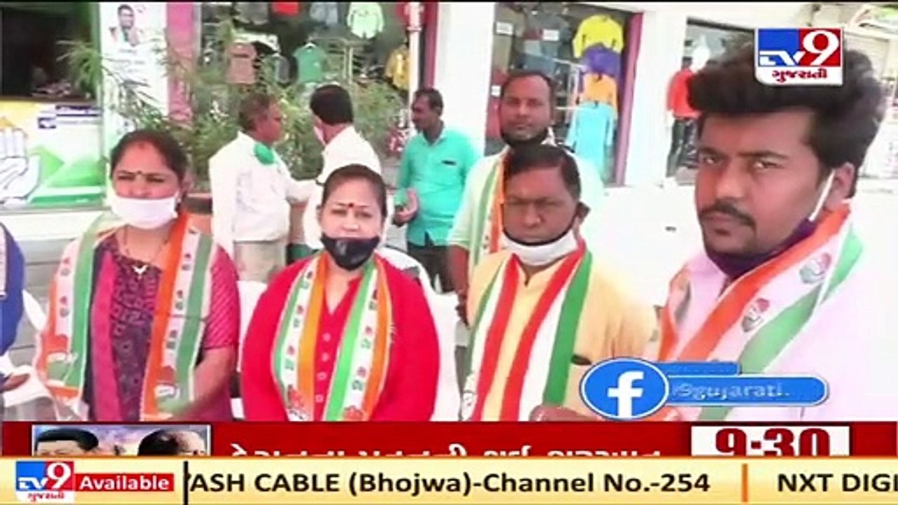 Mehsana_ BJP, Congress candidates showcase deve...