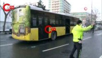 Sancaktepe'de İETT otobüsüyle minibüs çarpıştı: 7 yaralı