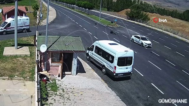 Doğu Karadeniz’de dikkatsiz sürücülerin kazaları MOBESE kameralarına yansıdı