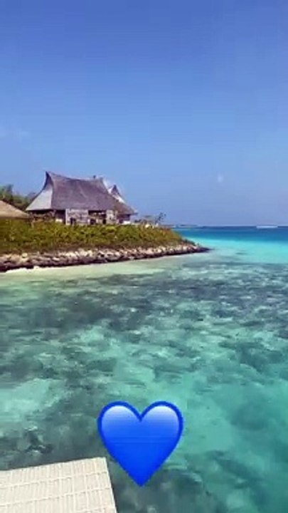 Cathy Guetta s'est offert des vacances aux Maldives en famille.