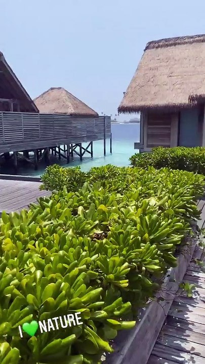 Cathy Guetta s'est offert des vacances aux Maldives en famille.