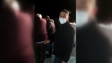 KASTAMONU - Kar nedeniyle köyde mahsur kalan yaşlı kadın kepçede taşınarak kurtarıldı