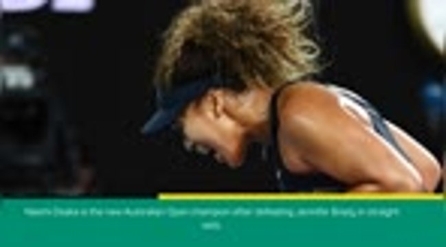 Osaka dominates Brady to win Australian Open