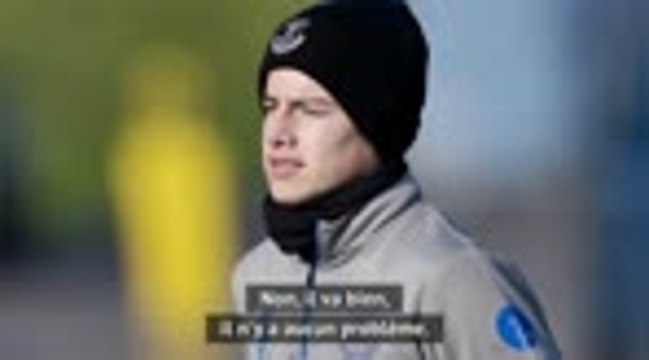 25e j. - Ancelotti : James Rodriguez est heureux ici'