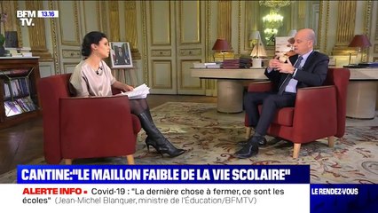 Jean-Michel Blanquer: "Avec les tests salivaires, nous pensons que presque tout le monde acceptera de se faire tester"