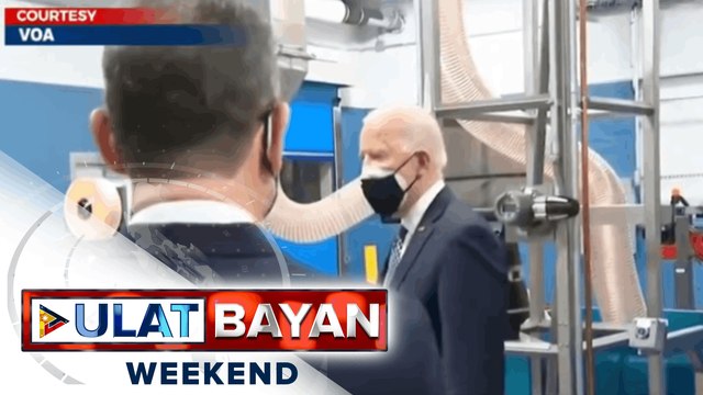 U.S. Pres. Biden, personal na binisita ang Pfizer manufacturing plant; Major disaster, nakatakdang ideklara sa Texas; 46 balyena, patay matapos ma-stranded sa Madura Island