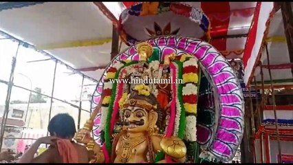 திருவொற்றியூர் அருள்மிகு தியாகராஜசுவாமி திருக்கோயிலின் மாசி பிரம்மோற்சவ 3ம் நாள் (20-02-2021) காலை பூத வாகனத்தில் அருள்மிகு சந்திரசேகரர் உற்சவம்!