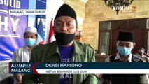 Tak Terima Pernyataan Makam Gus Dur Dibangun Negara, Barikade Gus Dur Malang Datangi DPC Partai Demo