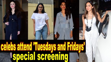 Kiara Advani ,Aakansha Ranjan ,Poonam Dhilon ,Anmol At Screening Tuesday Friday