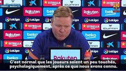 Les Blaugranas étaient "un peu déprimés" après la défaite contre le PSG