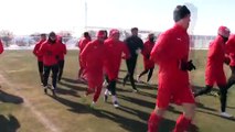 SİVAS - Sivasspor, Kayserispor maçının hazırlıklarını tamamladı