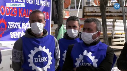 Kod-29 Mağduru Tekstil İşçileri Eylem Başlattı