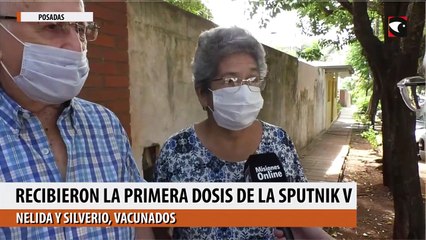 Recibieron la primera dosis de la Sputnik V