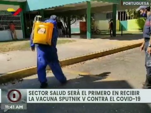 2.380 vacunas Sputnik-V llegan a Portuguesa para aplicarlas en hospitales centinelas
