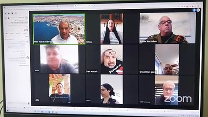 מאיר יצחק הלוי במפגש זום תושבים - פברואר 2021