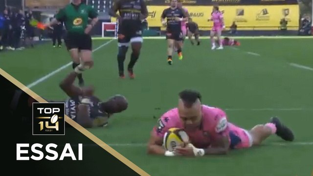 TOP 14 - Essai de Telusa VEAINU (SFP) - La Rochelle - Paris - J17 - Saison 2020/2021