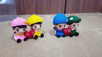 Unboxing and Review of Cute Tiny Romantic Love Couple showpiece for gift