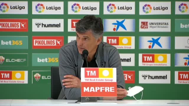 Mendilibar: Vamos a estar muchos equipos hasta el último momento para salvar la categoría