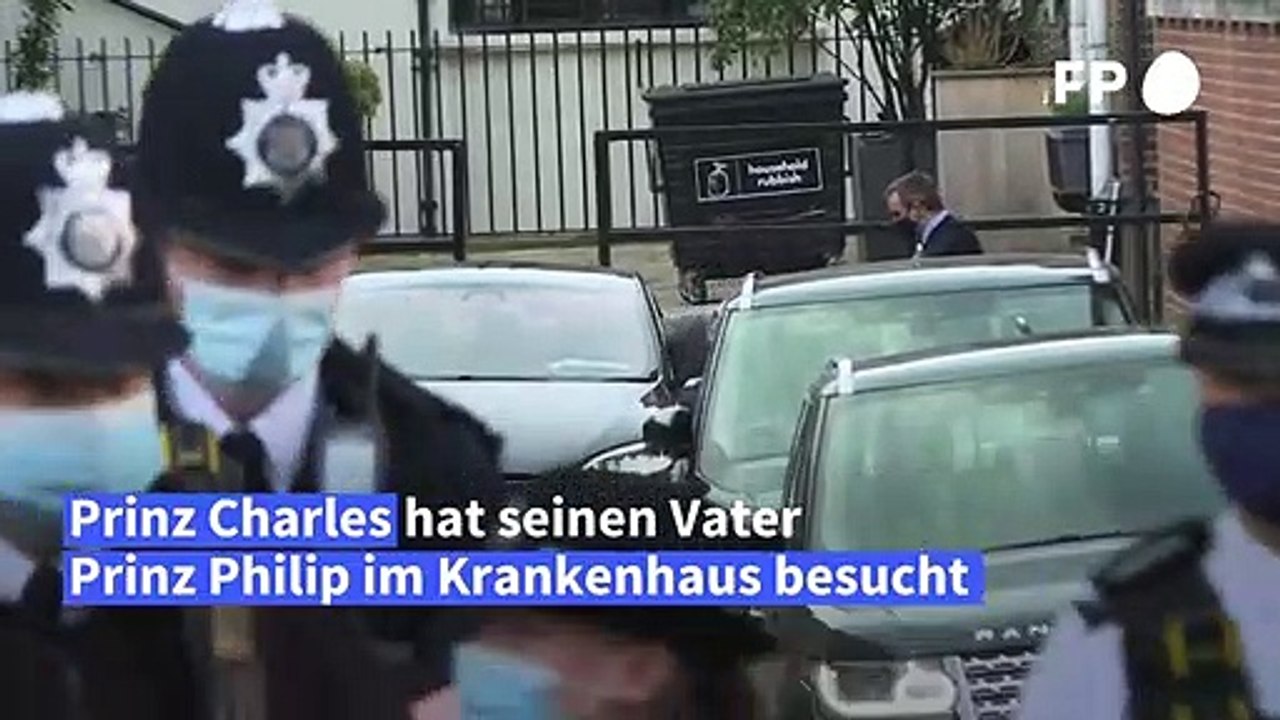 Prinz Charles besucht seinen Vater Philip in Londoner Krankenhaus