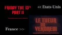 LE TUEUR DU VENDREDI (1981) Comparatif Bandes Annonces E.U. / France