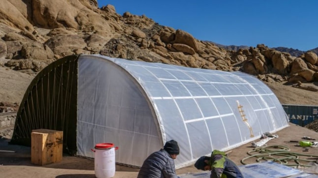 Ground report: Solar-heated tents for Ladakh soldiers invented by Sonam Wangchuk
