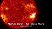 Largest type of solar flare X class