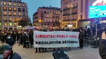 Nueva jornada de protestas en España en defensa del rapero Pablo Hasél