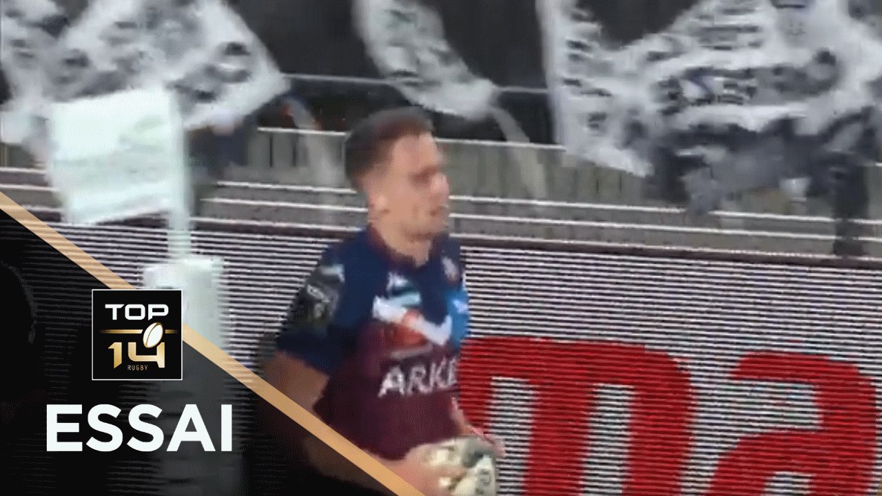 TOP 14 - Essai de Nathanaël HULLEU (UBB) - Brive - Bordeaux-Bègles - J17 - Saison 2020/2021