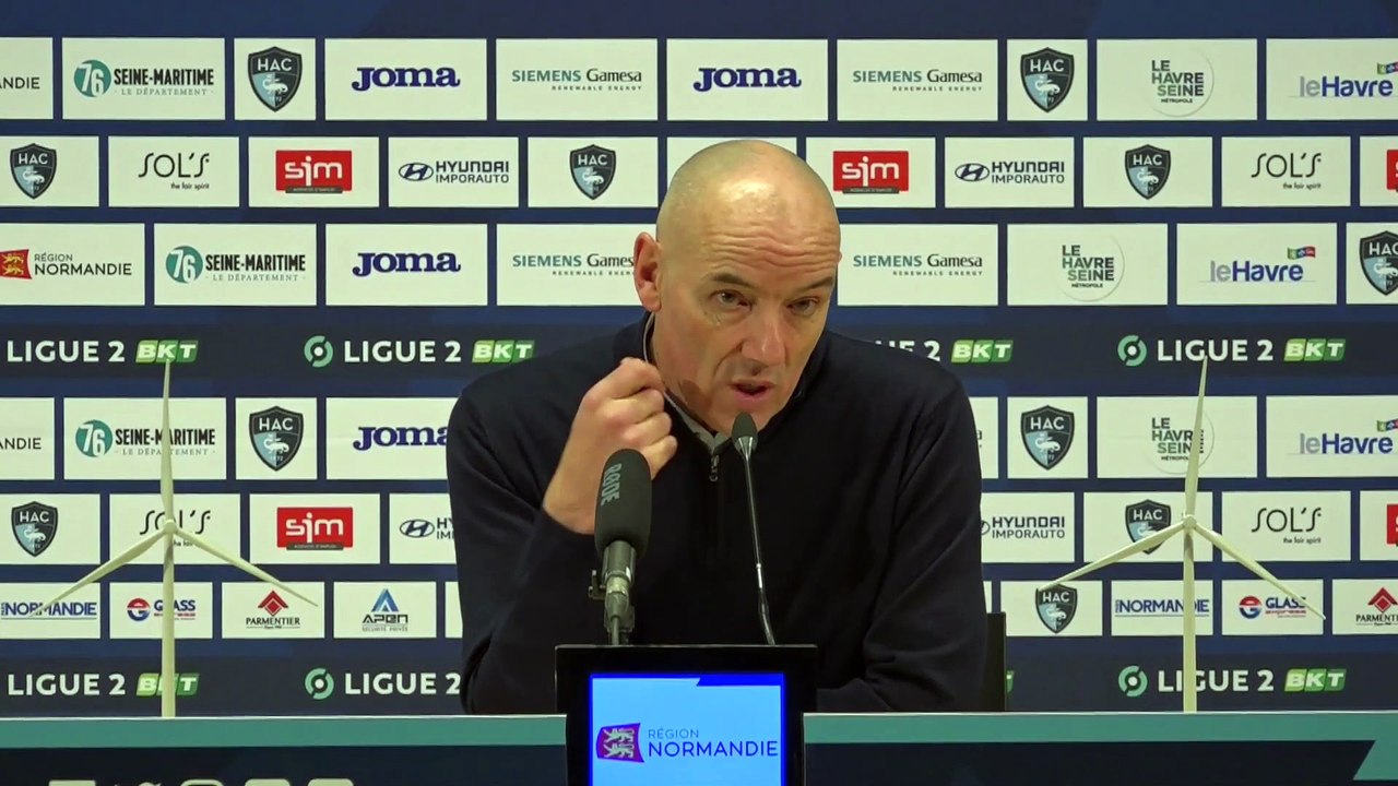 Après HAC - Dunkerque (1-1), réactions de Paul Le Guen