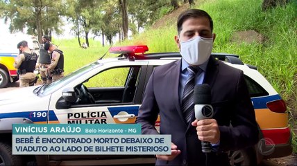 Bebê é encontrado morto debaixo de viaduto ao lado de bilhete misterioso