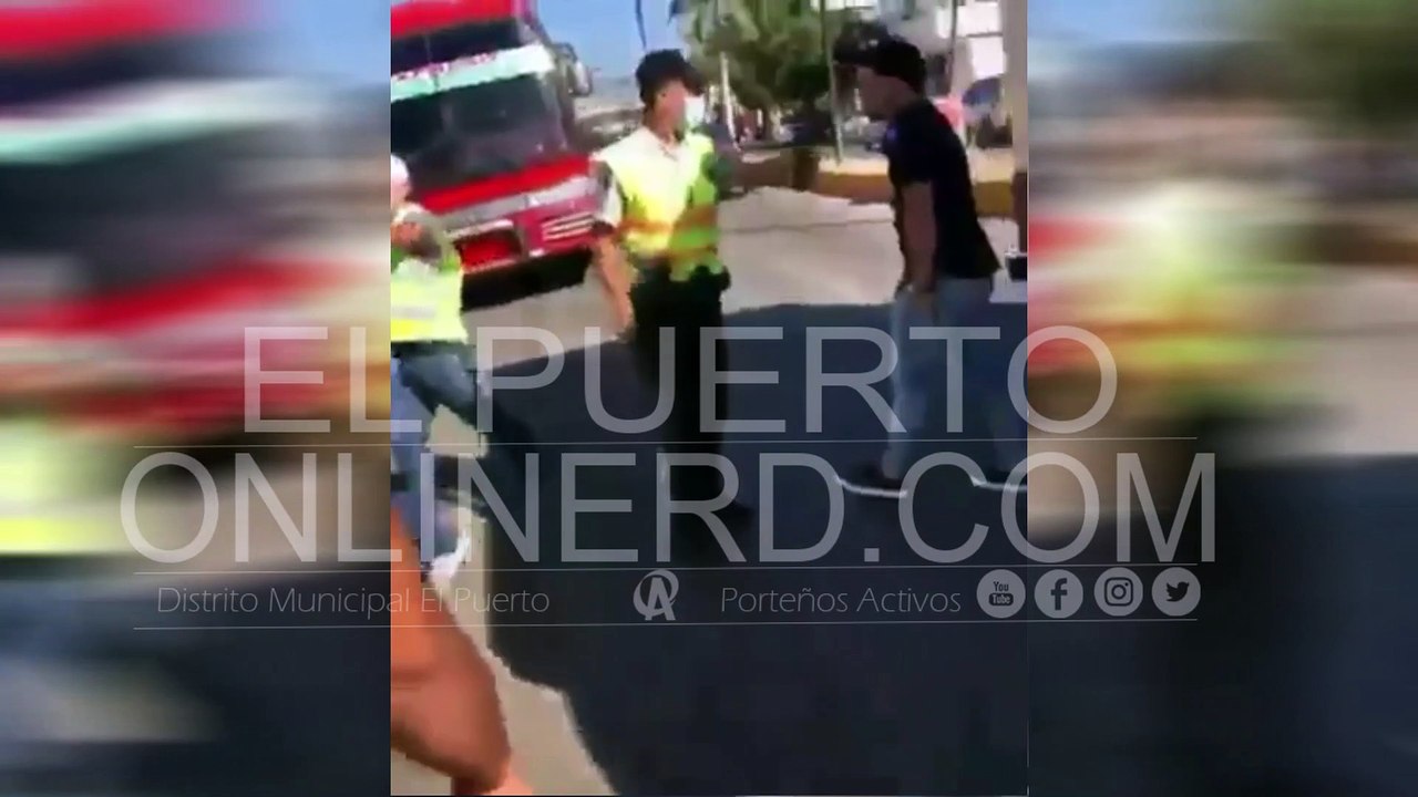 video Choferes de Mao se fajan a trompada con  Amet
