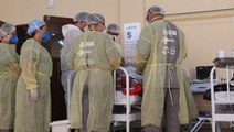 First COVID-19 patients arrive at Brazilian field hospital
