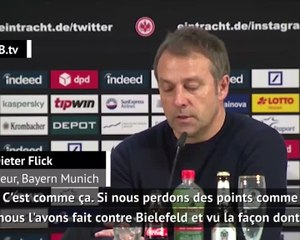 22e j. - Flick : "Si on continue à perdre des points..."
